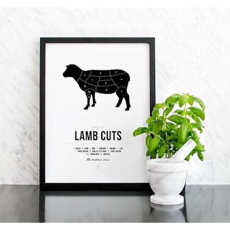 Poster Story, Plakat, Obraz - Lamb Cuts, wymiary 42 x 60 cm