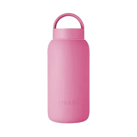MUUKI DAILY BOTTLE szklana butelka na wodę 720 ml, Flamingo Pink