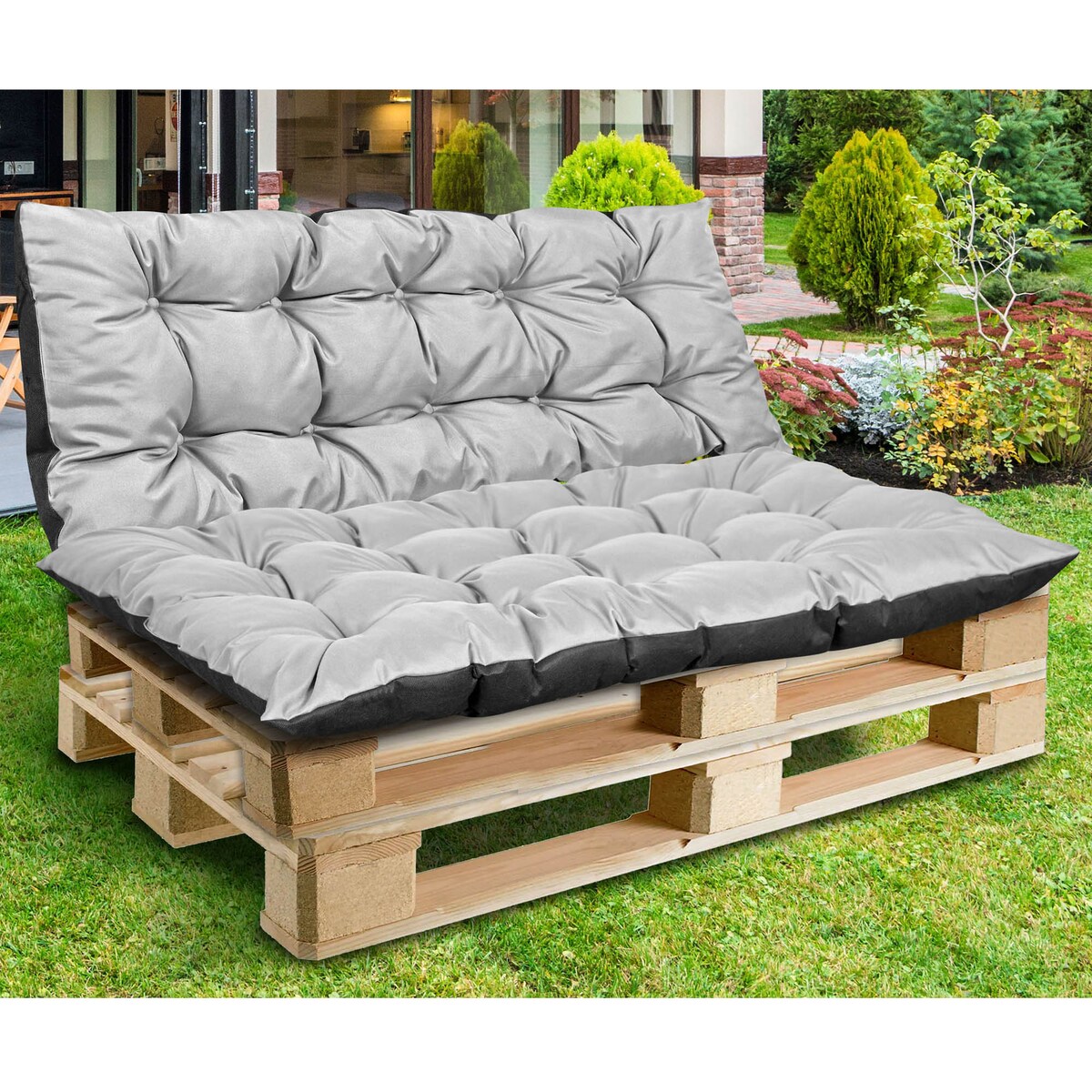 Poduszki Ogrodowe Na Palety Zestaw Poduszka Na Meble Góra I Dół Wodoodporne