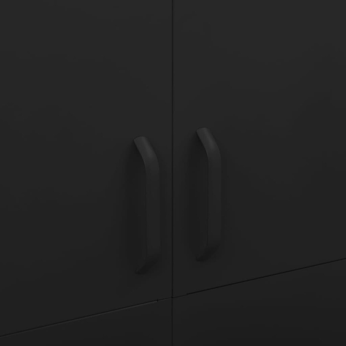 vidaXL Szafa, czarna, 90x50x180 cm, stalowa