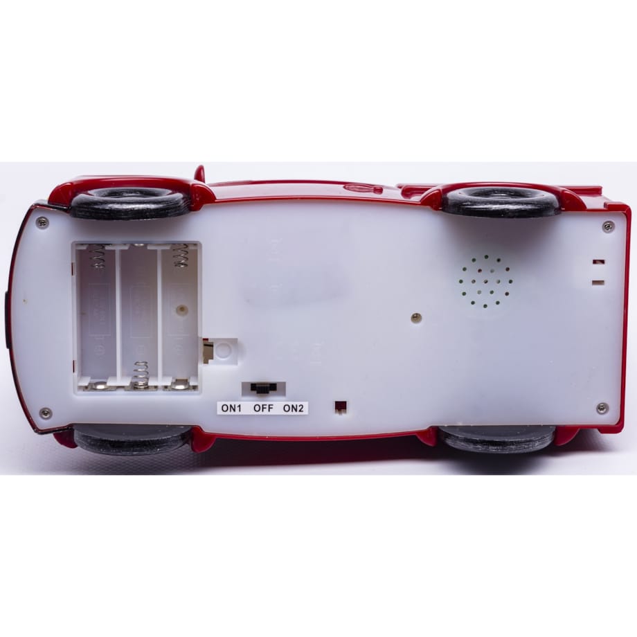 Dekoracja - ciężarówka z choinką LED 18x24x10 cm