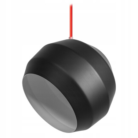 Lampa Sufitowa Wisząca Styl Czarna Metalowa