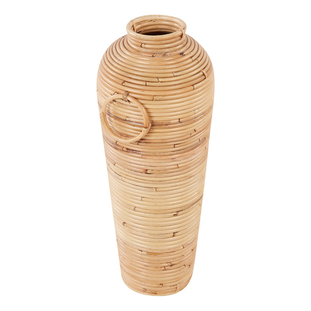 Rattan Wazon dekoracyjny 50 cm Naturalny ELATIA