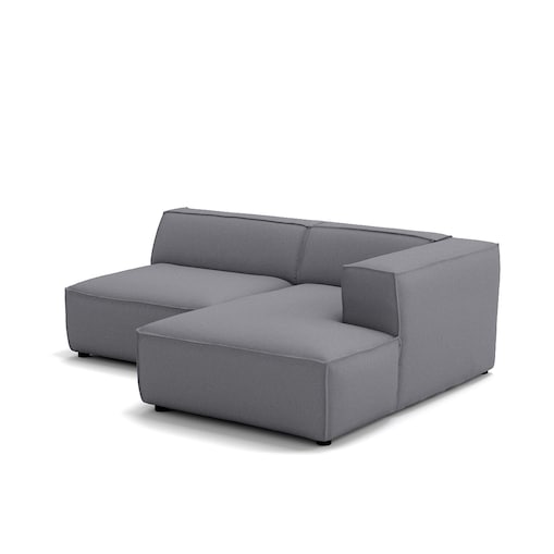 Narożnik 3 osobowy prawy Modularis - Szary Welur