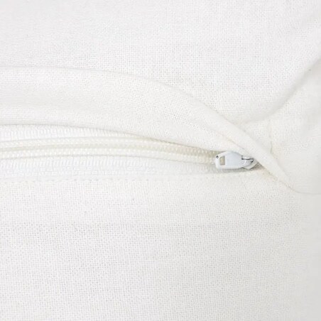 Poduszka dekoracyjna haftowana Oceania 45x45cm biała