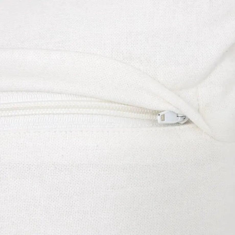 Poduszka dekoracyjna haftowana Oceania 45x45cm biała