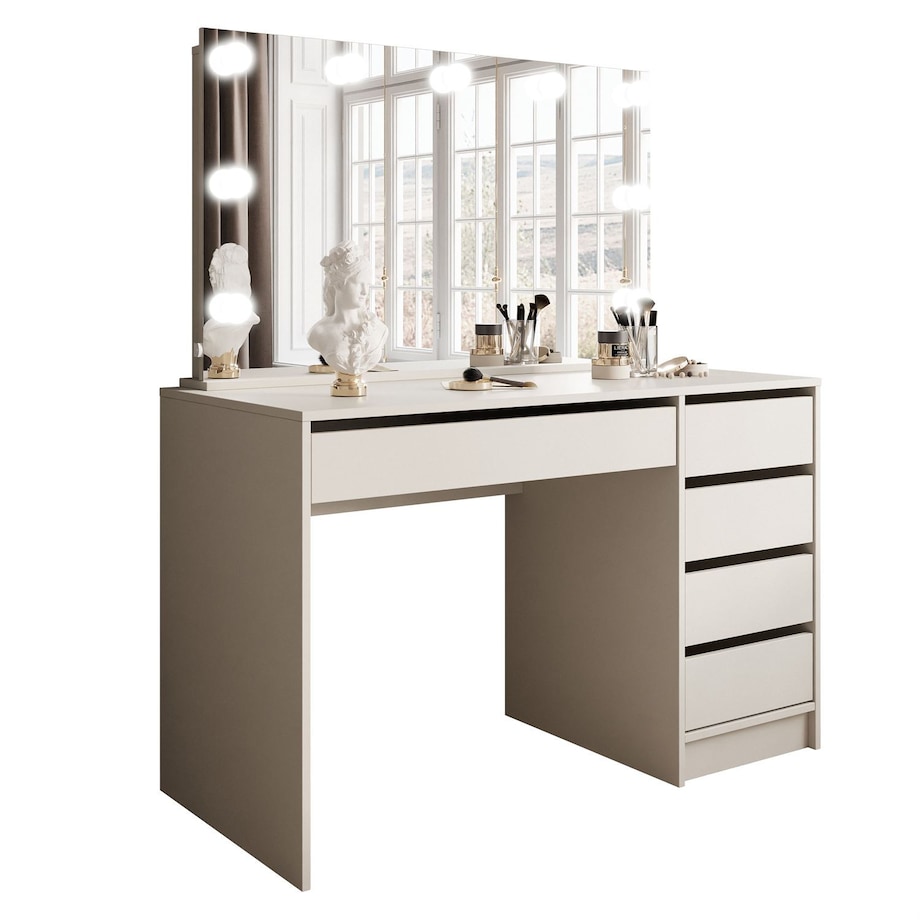 Toaletka MADA ELITE KASZMIR z lustrem i oświetleniem