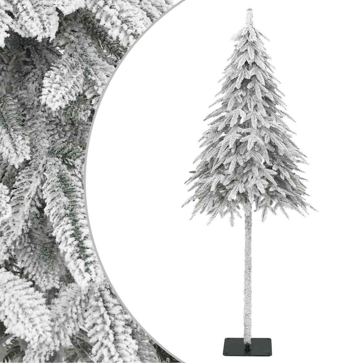 vidaXL Sztuczna choinka, ośnieżona, 150 cm