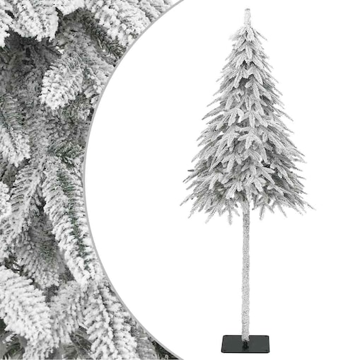 vidaXL Sztuczna choinka, ośnieżona, 150 cm