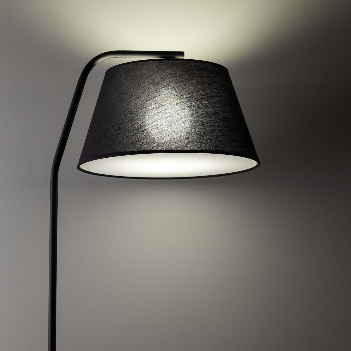 Lampa podłogowa TK Lighting FORMO BLACK 16185 czarna 160 cm E27 nowoczesna do salonu sypialni
