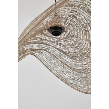 Lampa wisząca z drucianej siatki Garaine 58 cm