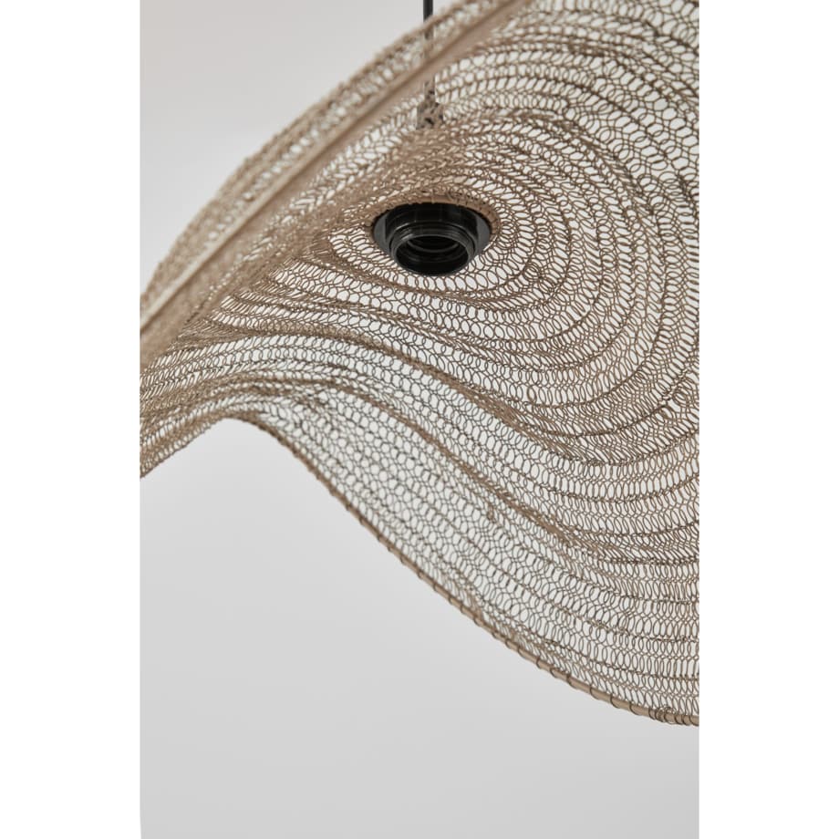 Lampa wisząca z drucianej siatki Garaine 58 cm