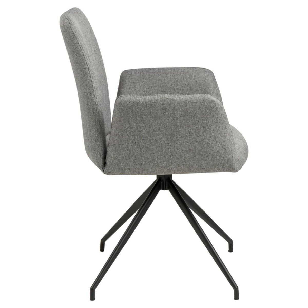 Krzesło Naya dark grey tapicerowane