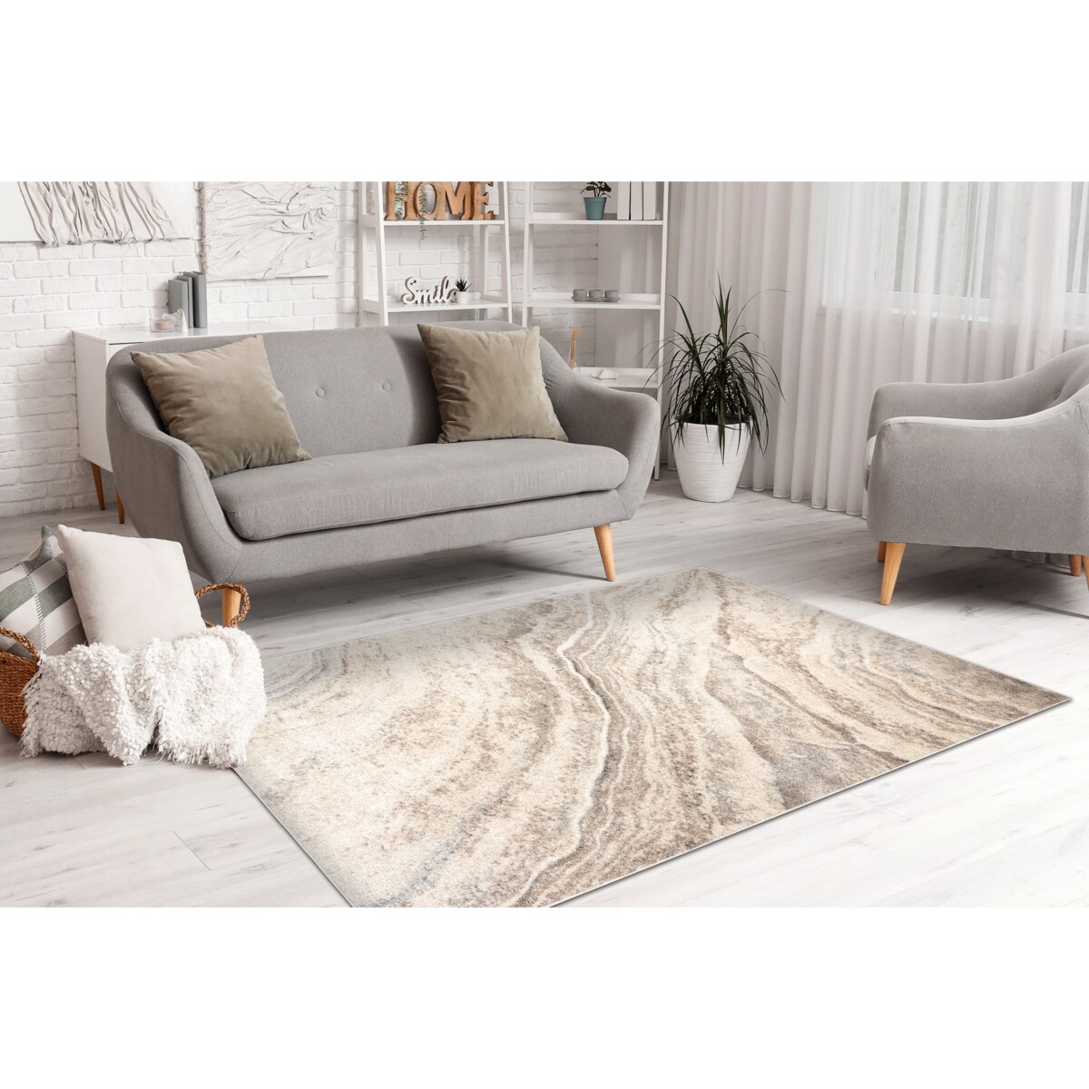 Dywan FUSION 9776 krem / beż - Wydmy, 120x170 cm