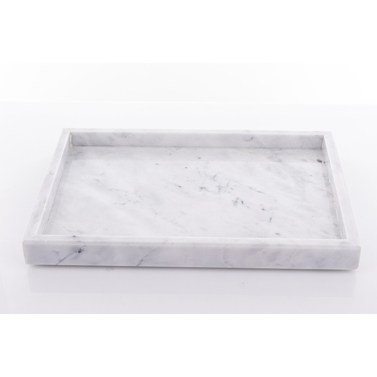 Taca dekoracyjna 30x20 cm MARMARILO  szaro-biała