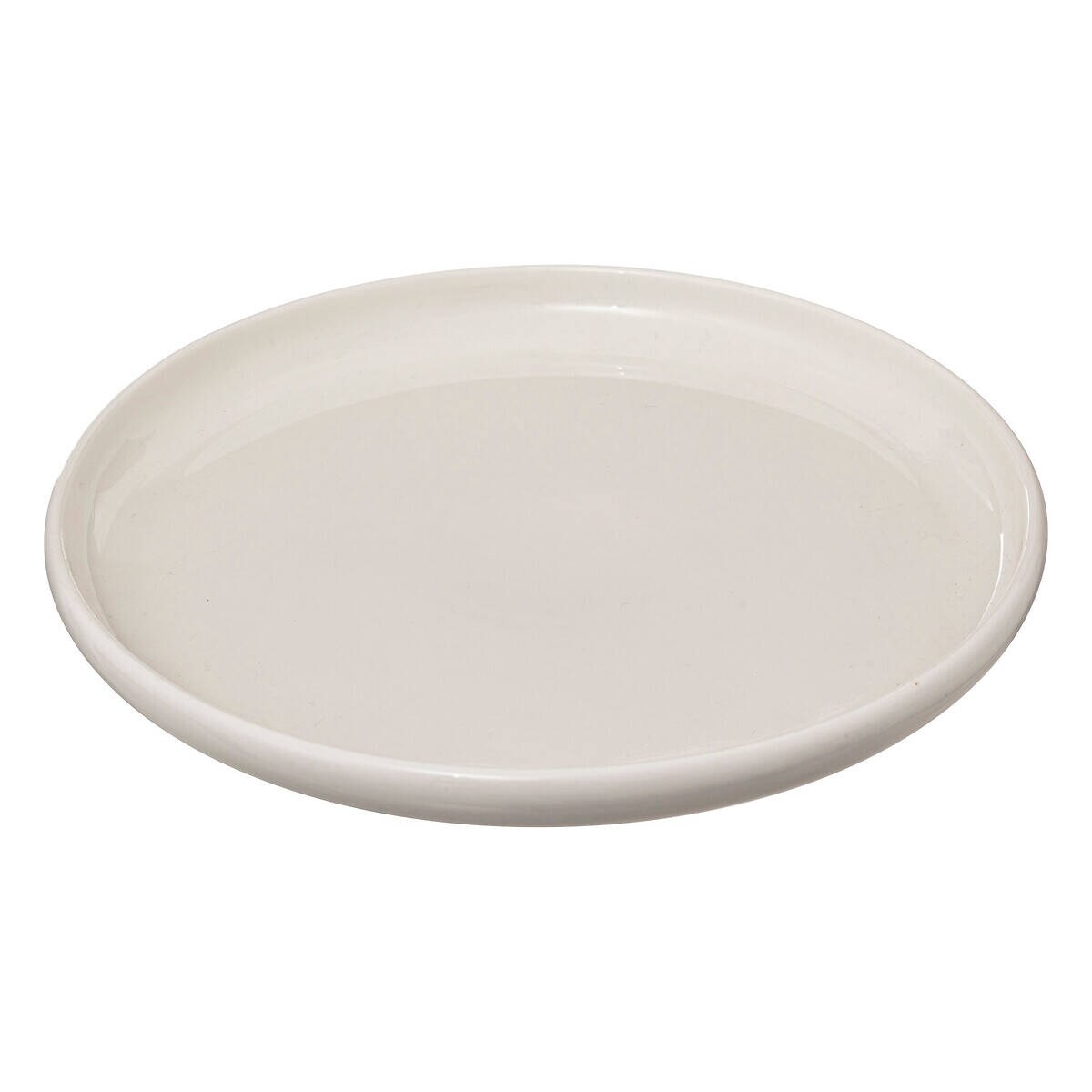 Talerz biały z porcelany NORA, Ø 21 cm