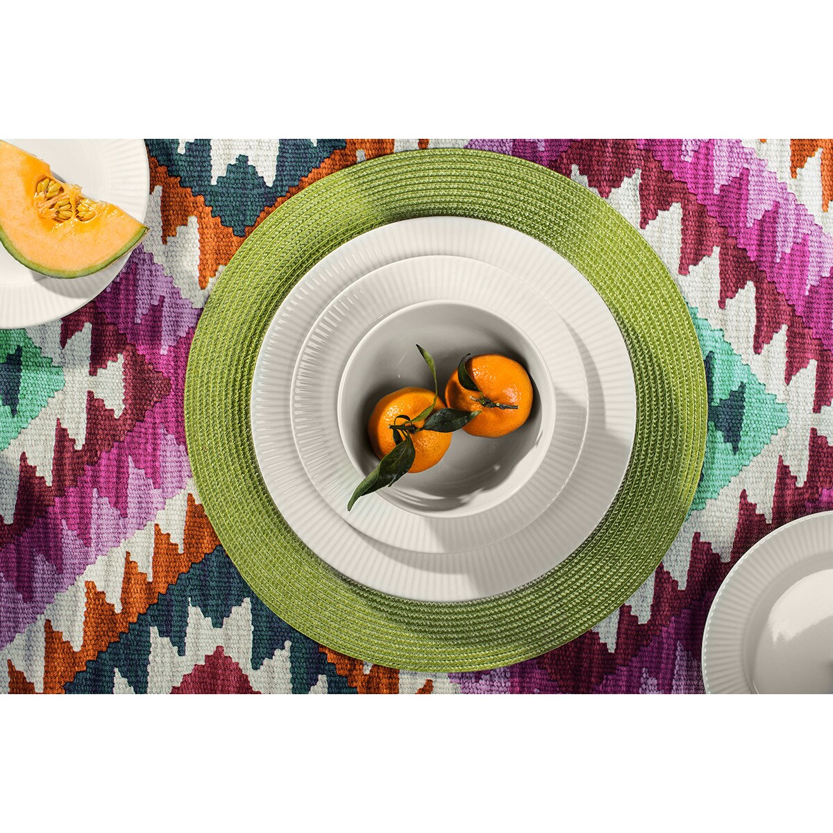 Konsimo LARIS Talerz obiadowy, kość słoniowa