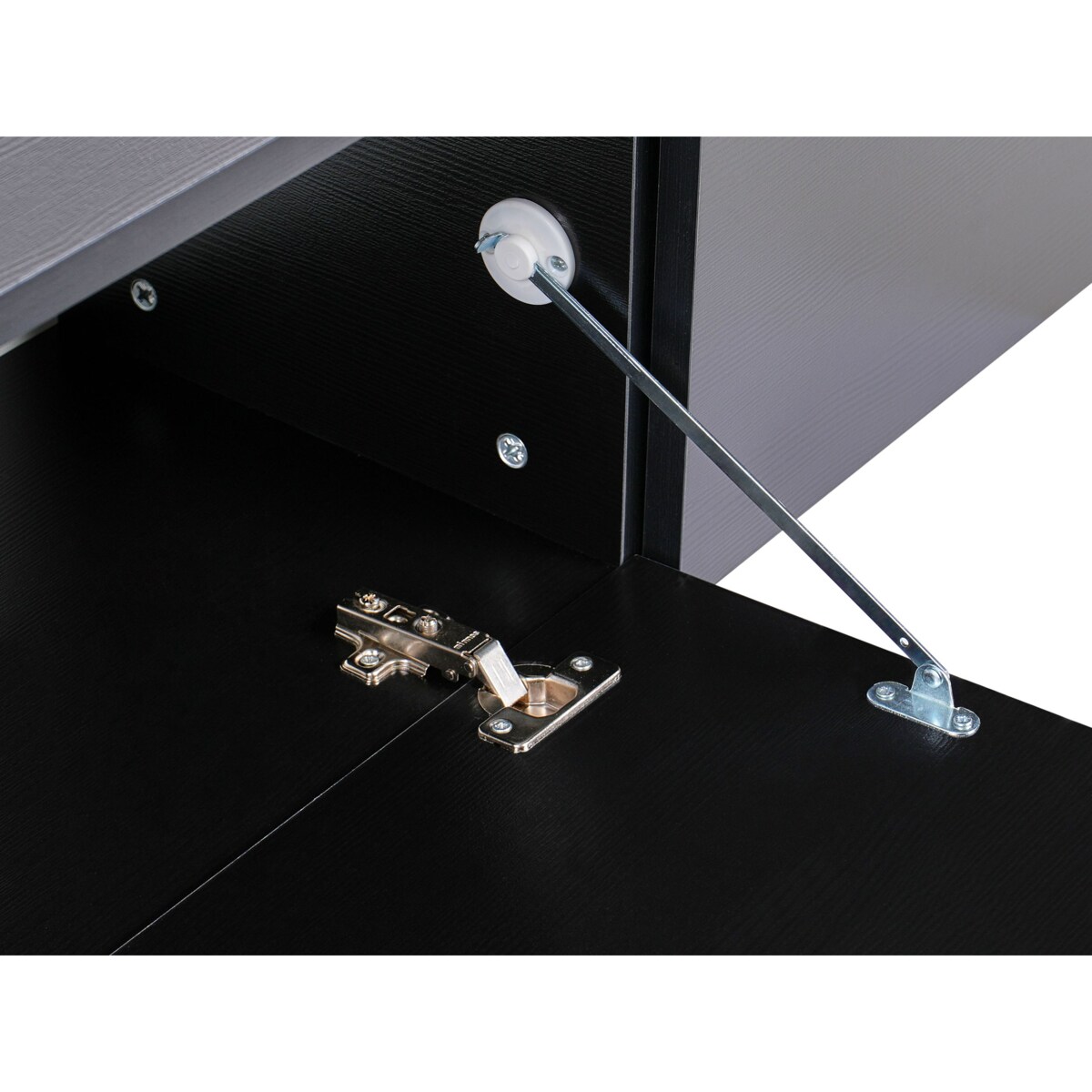 Wisząca szafka RTV GLADSTONE Czarny