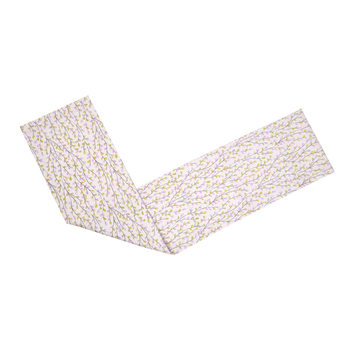 Bieżnik z motywem gałązek wierzby Purple Willow – 50 × 150 cm