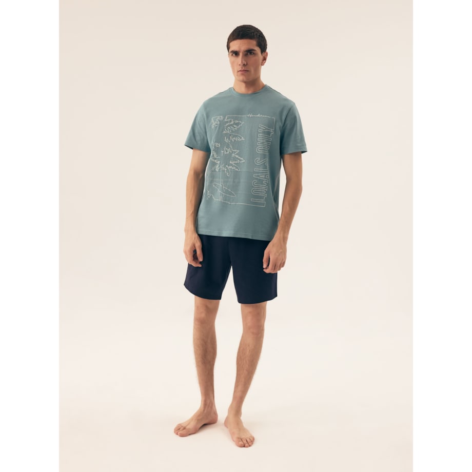 Piżama Surf 42598-77X Zielona Zielony, M