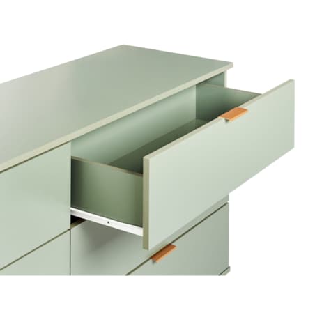 Komoda 6 szuflad WALPOLE Zielony