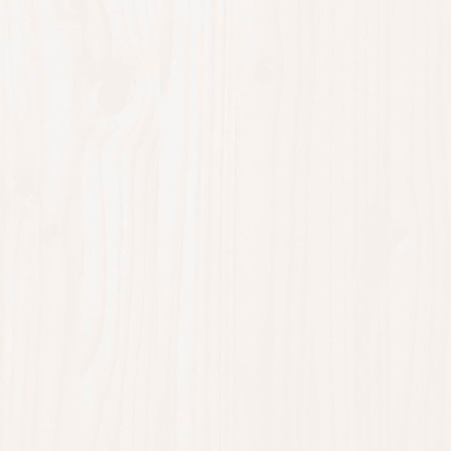 vidaXL Donica ogrodowa, biała, 82,5x82,5x78 cm, lite drewno sosnowe