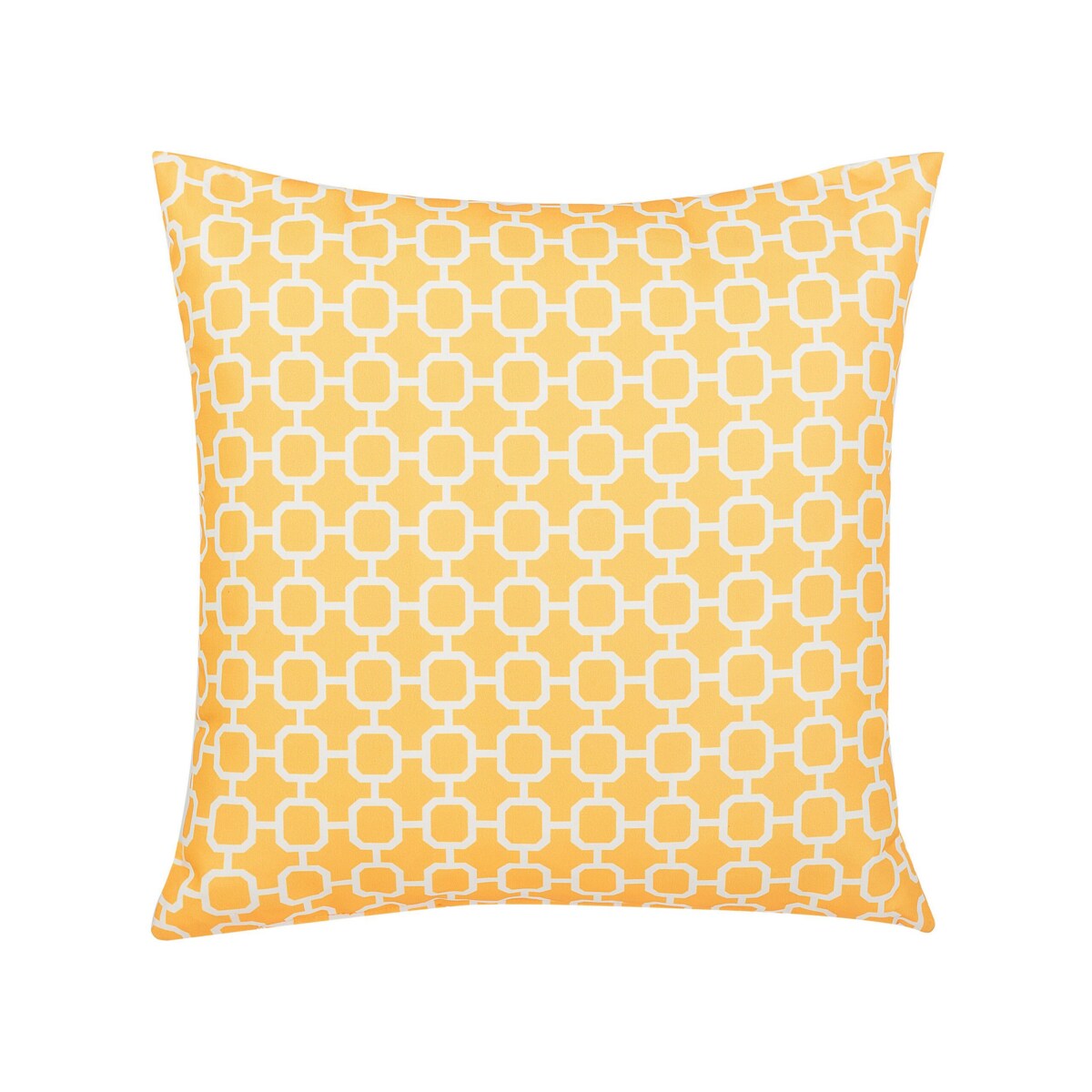 Zestaw 2 poduszek ogrodowych ASTAKOS Wzór geometryczny 40 x 40 cm Żółty