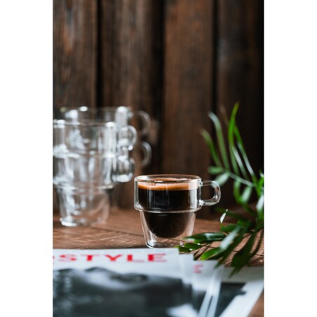 Komplet 6 szklanek do espresso z podwójną ścianką 150ml Senso 27435