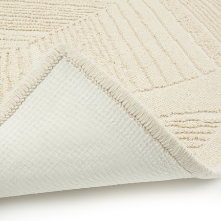 Dywanik łazienkowy Lino 60x90 cm bawełniany boho beżowy