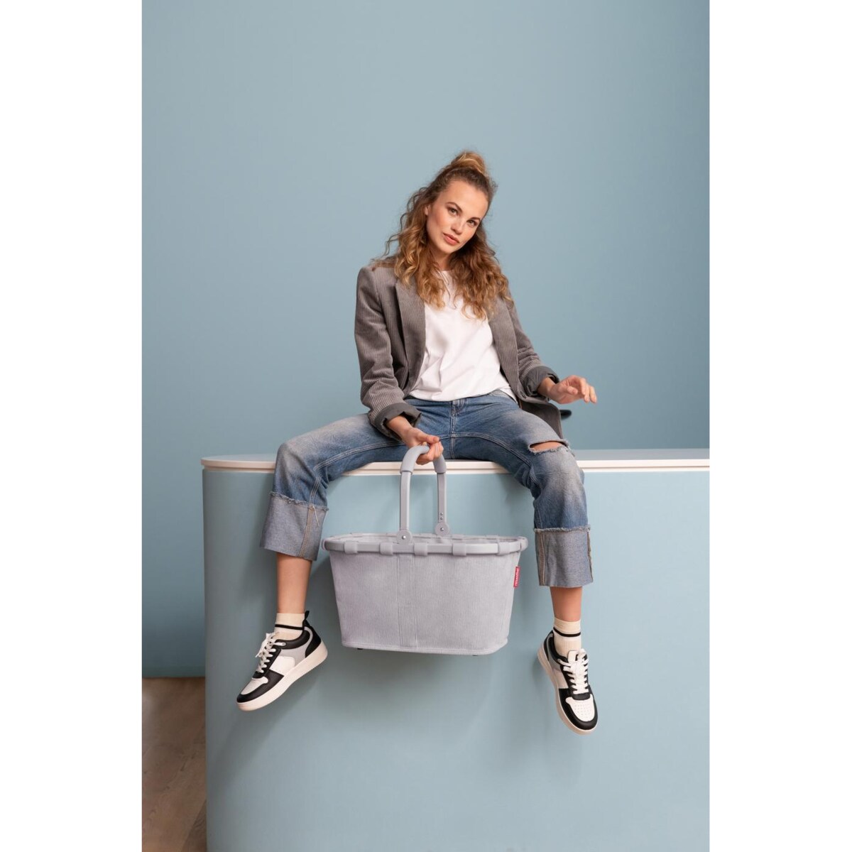 Koszyk CARRYBAG, cord grey