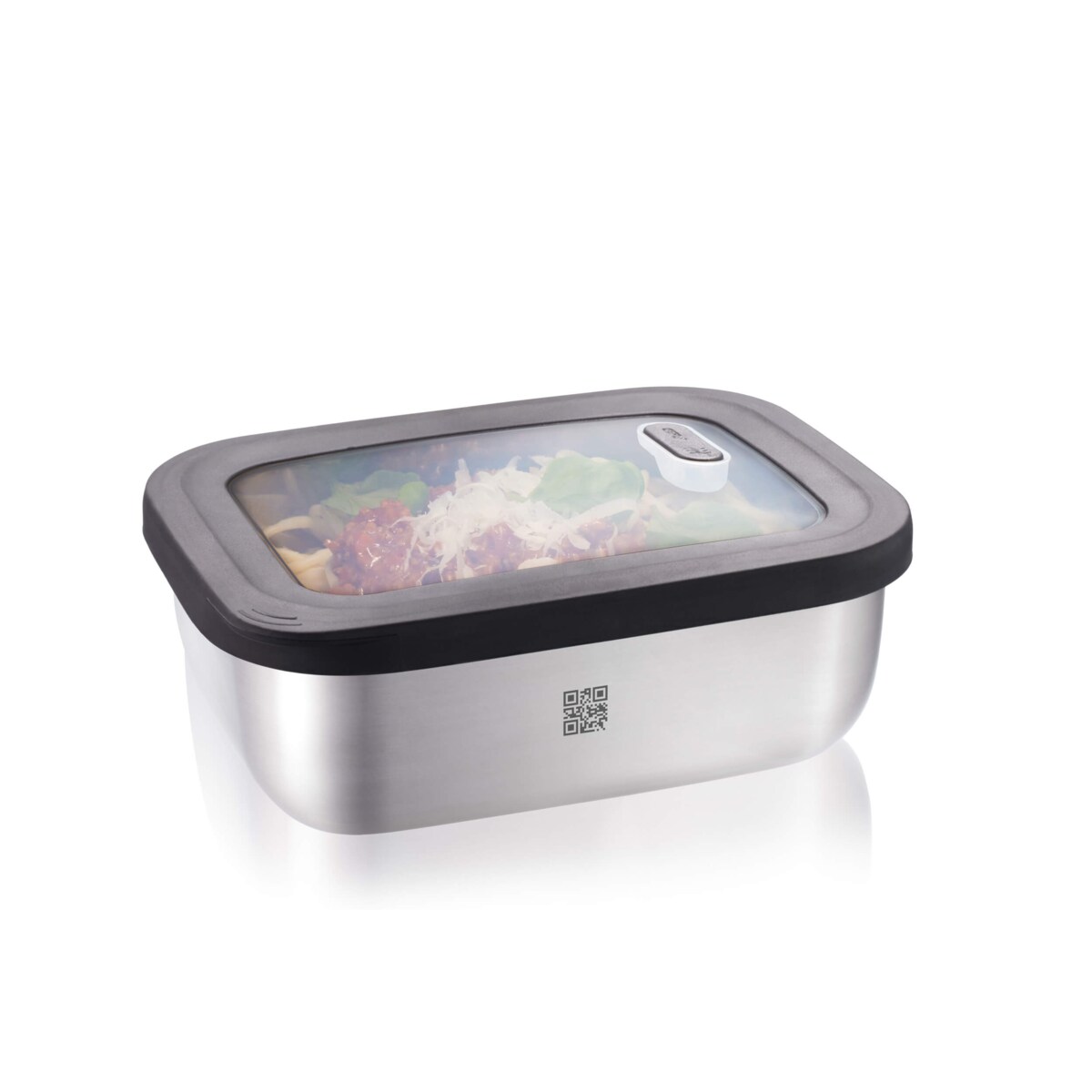 Stalowy pojemnik prostokątny PROVIDO 1.3 ltr