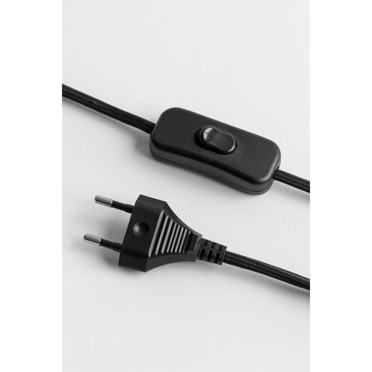 Lampa stołowa ceramiczna, czarna, Finley, 36x26 cm