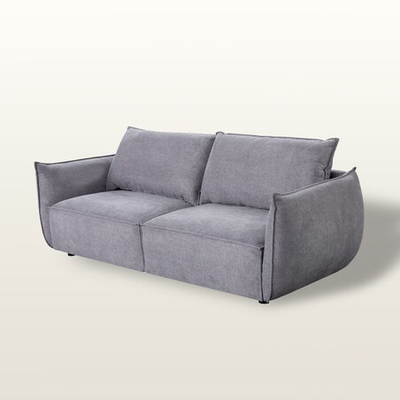 Sofa Assens grey, 220x88x81 cm