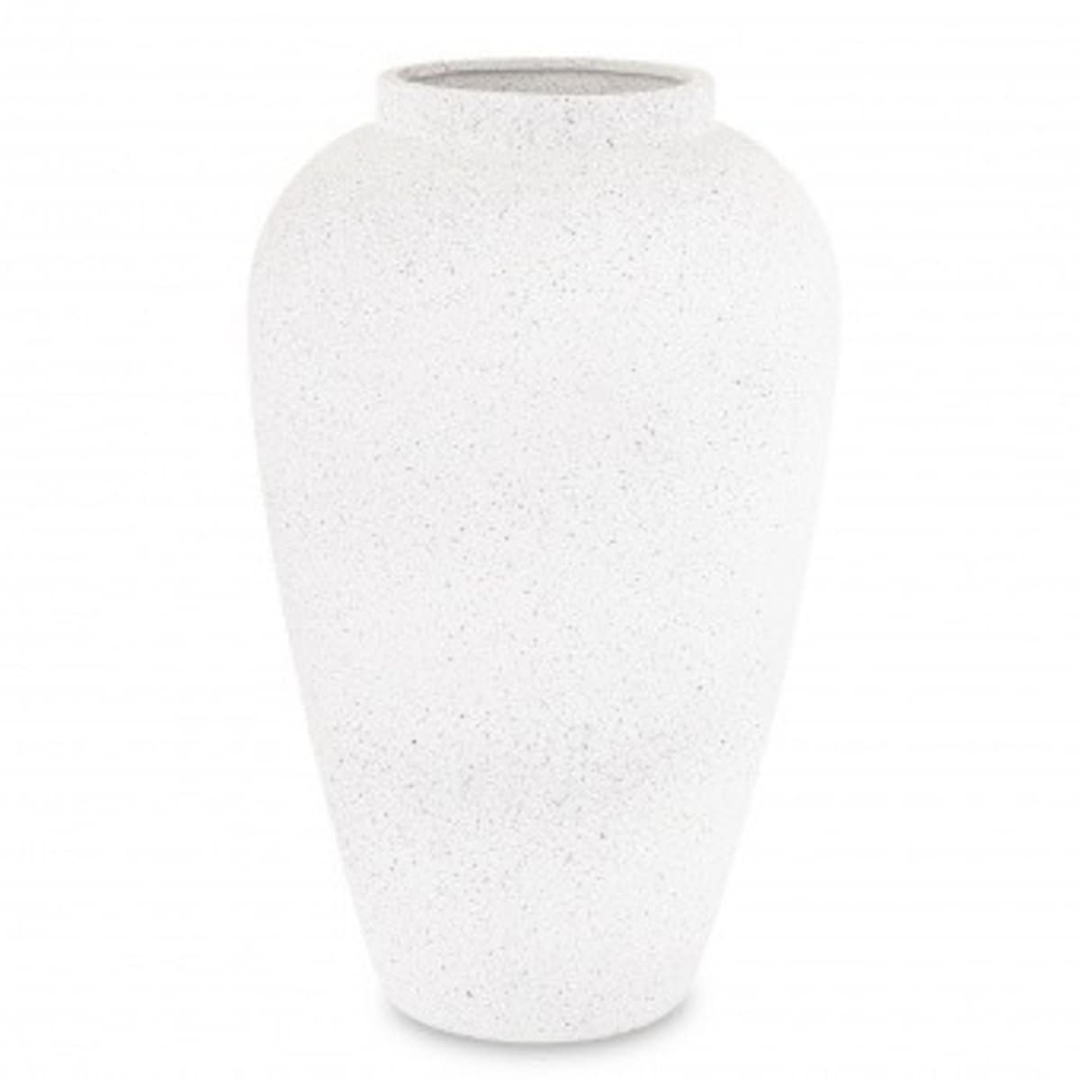 Wazon ceramiczny 37x21x21 cm MIAMI biały