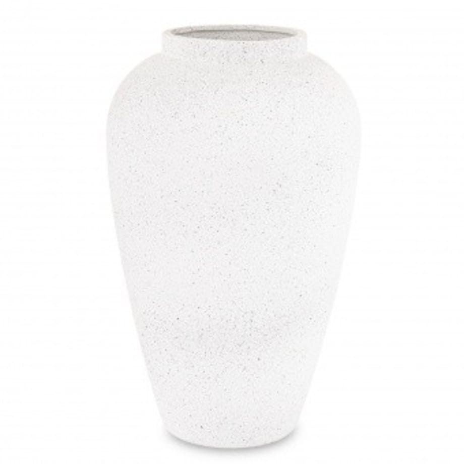 Wazon ceramiczny 37x21x21 cm MIAMI biały