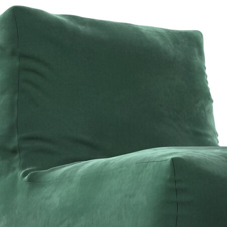 Pufa- fotel, ciemny zielony, 67 x 31 x 75 cm, Velvet