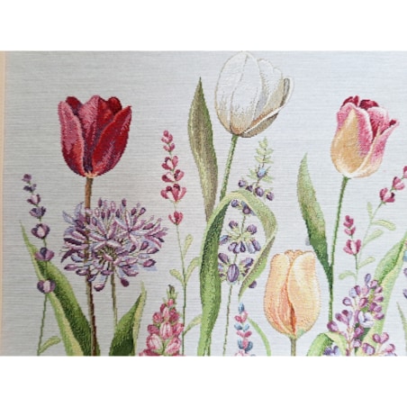 Bieżnik Na Stół 40X100 Cm Dekoracyjny Ozdobny Tulipany