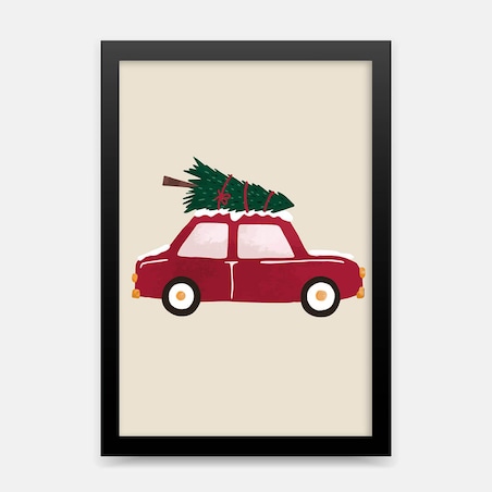 Plakat dla dzieci Autko 50x70