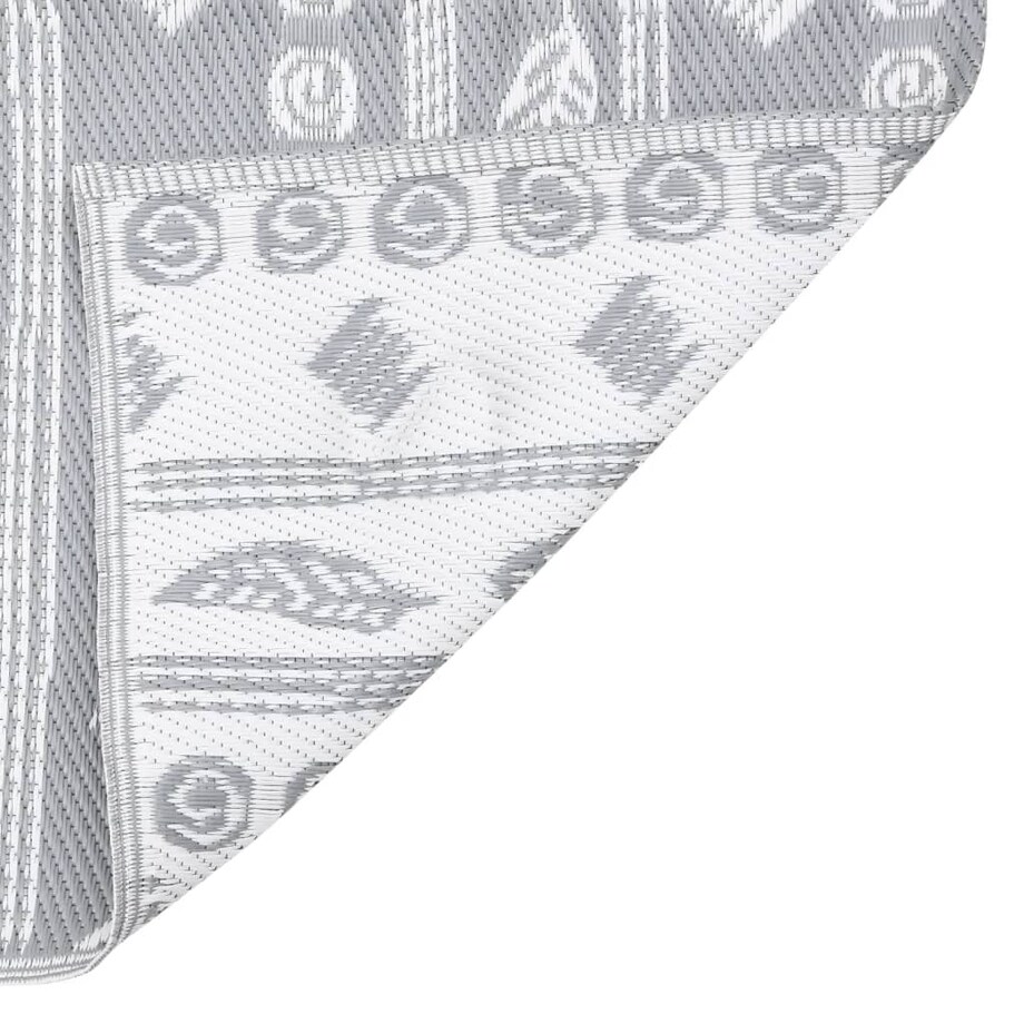 vidaXL Dywan zewnętrzny, ARAKIL szary, 140 x 200 cm, PP