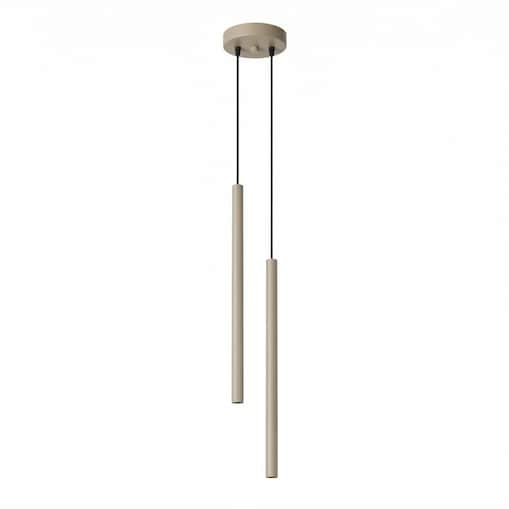 Lampa wisząca PASTELO 2 taupe