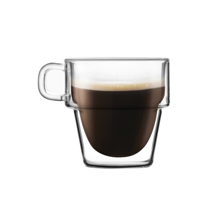 Komplet 6 szklanek do espresso z podwójną ścianką 150ml Senso 27435