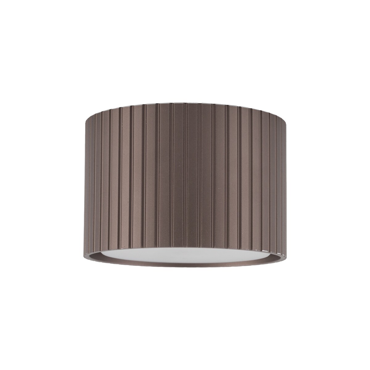 Spot Tk Lighting Ferro Brązowa Tytan Tuba Downlight Natynkowy + Żarówka Gx53