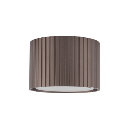 Spot Tk Lighting Ferro Brązowa Tytan Tuba Downlight Natynkowy + Żarówka Gx53