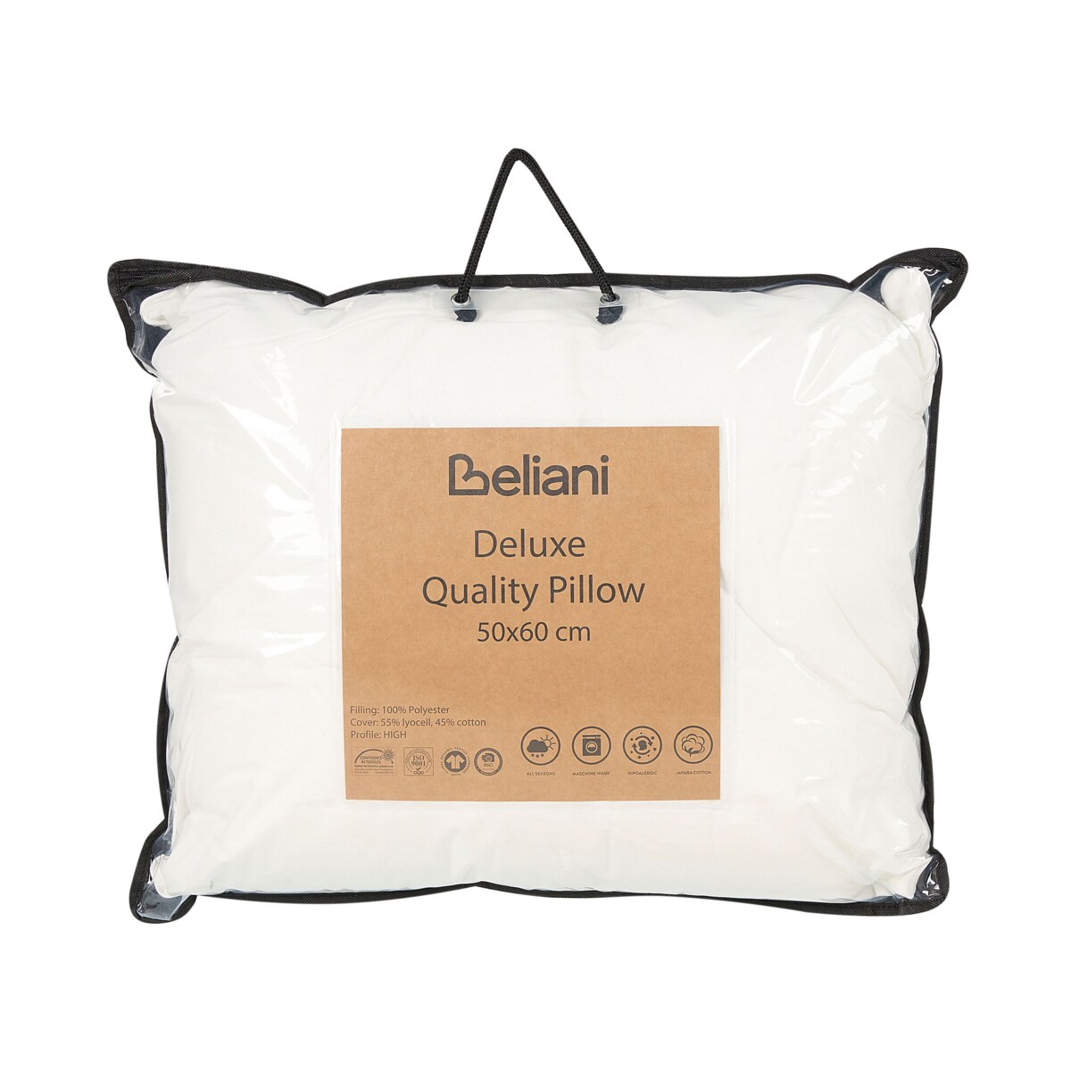 Poduszka poliestrowa wysoka 50 x 60 cm HUANGSHAN