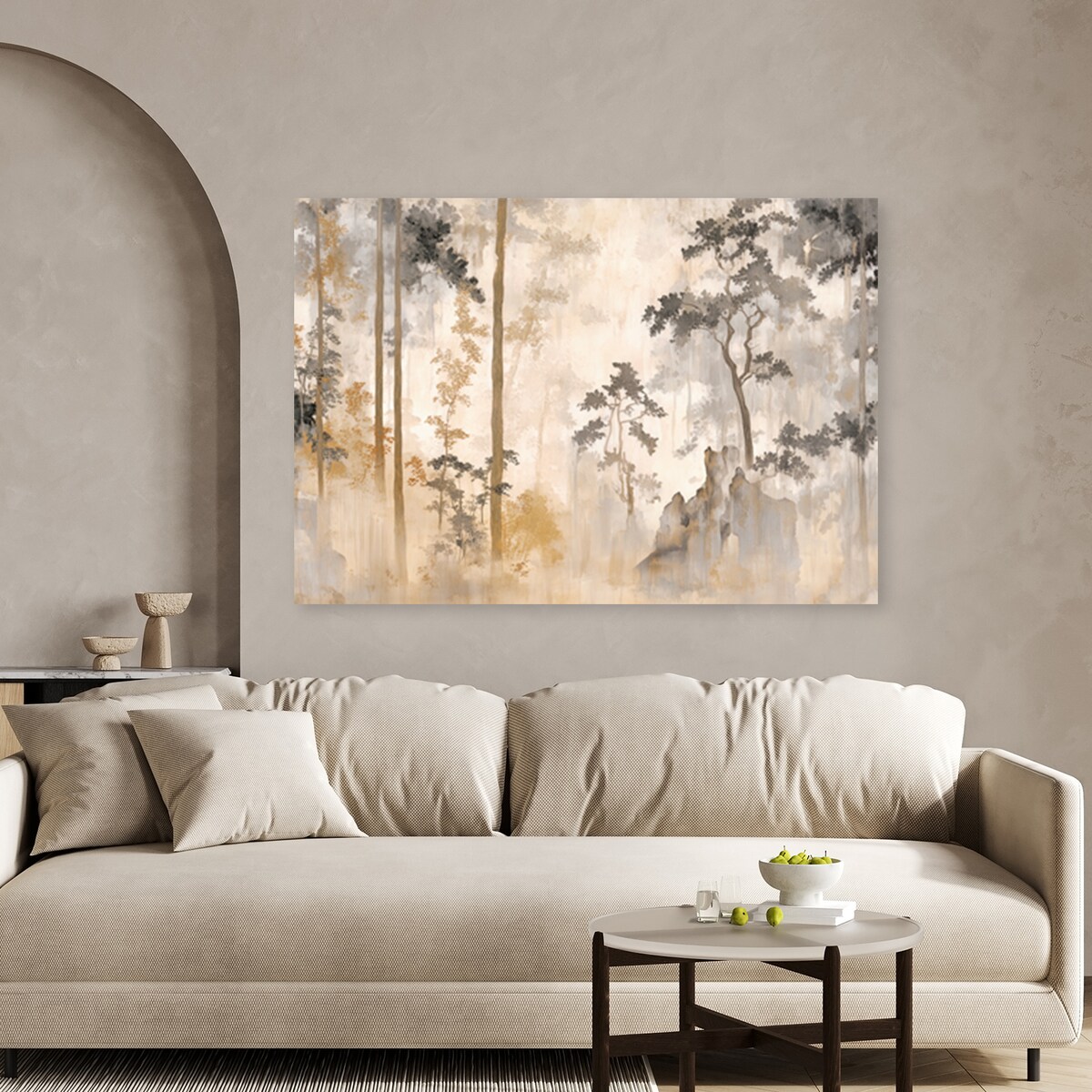 Feeby Obraz na płótnie, Las natura drzewa 120x80