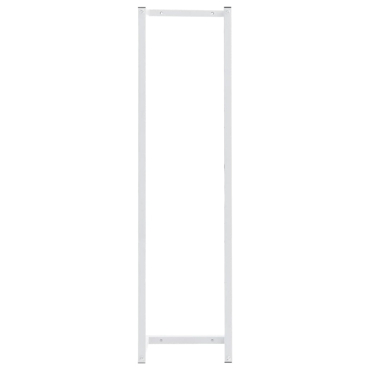 vidaXL Stojak na ręcznik, biały, 25x20x95 cm, stalowy