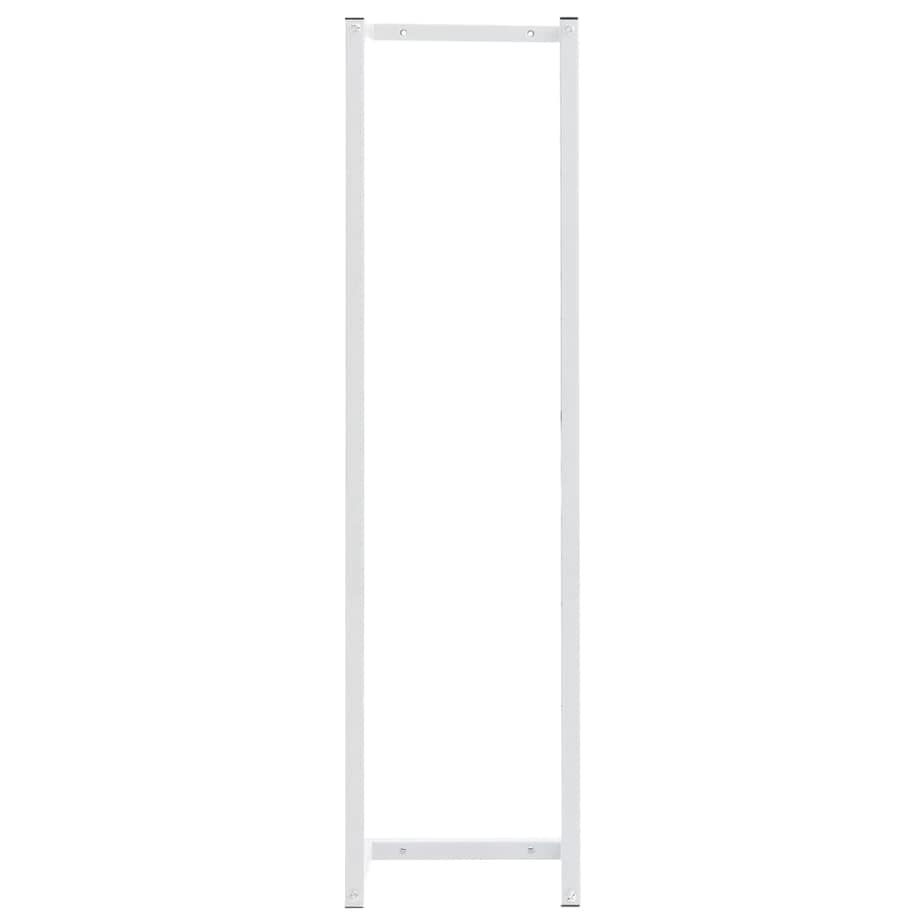 vidaXL Stojak na ręcznik, biały, 25x20x95 cm, stalowy