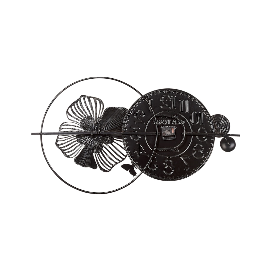 Zegar ścienny 90 x 49 cm niebieski BERKERIUM