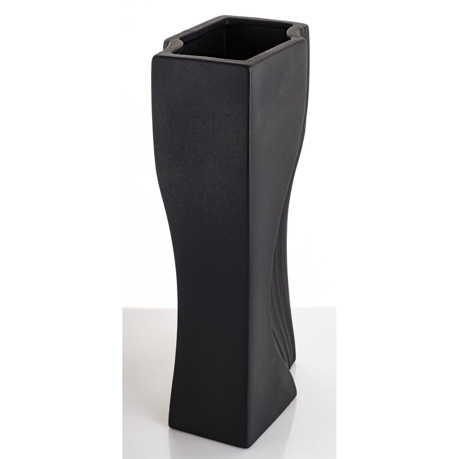 Wazon porcelanowy 35x17x12 cm PRINCIPE czarny