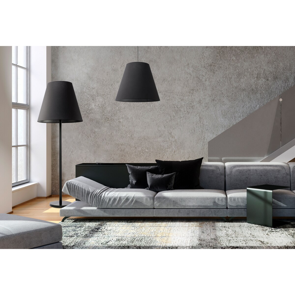 Lampa sufitowa 9737 MOSS Czarny Nowodvorski